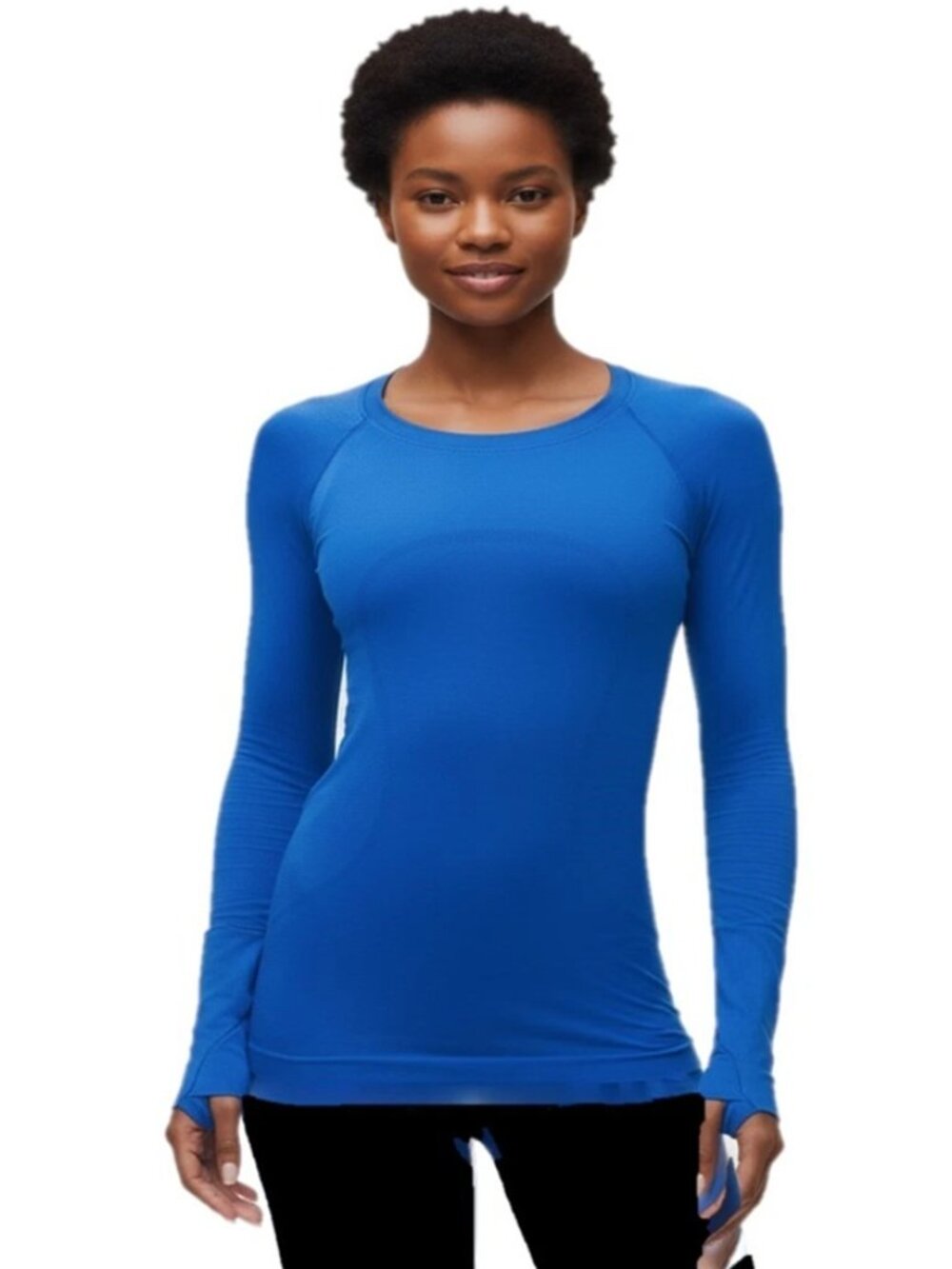 NWT LULULEMON Swiftly Long Sleeve Hip Galactic Cerulean Blue 2 4 6 8 10 12 $78